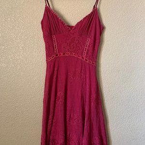 Betsey Johnson Deep Red Dress Size M